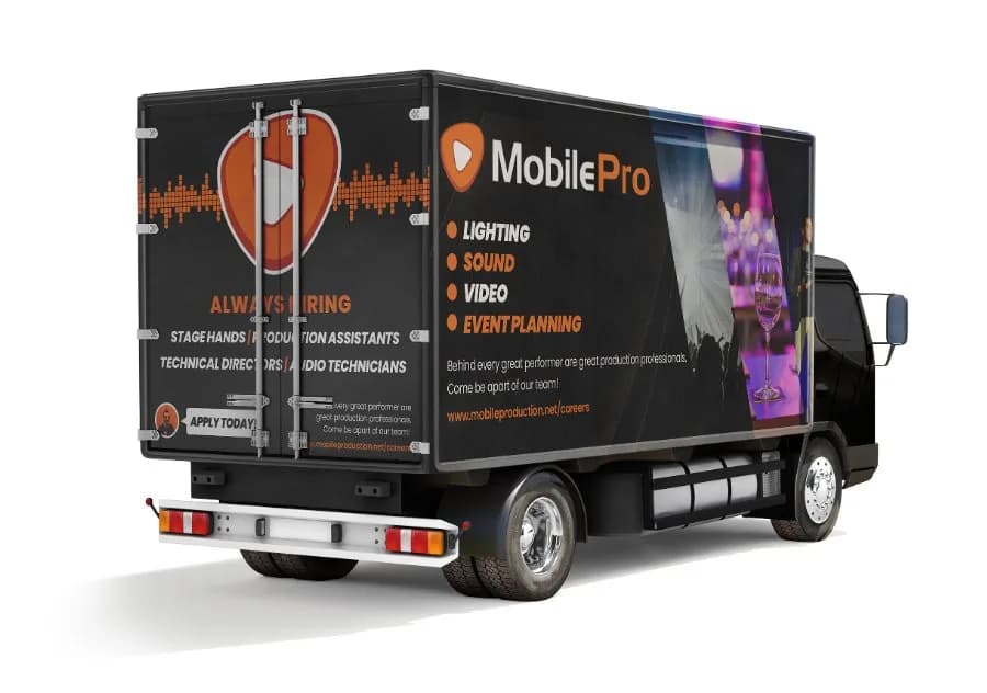 MobilePro branded box truck