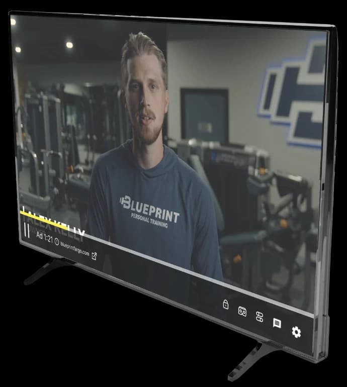 Blueprint Fitness streaming TV ad