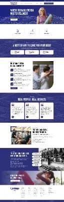 Total Balance Physical Therapy website, designed by Spotlight