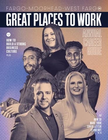 Great Places to Work 2026 cover: Annual Career Guide with five local employees