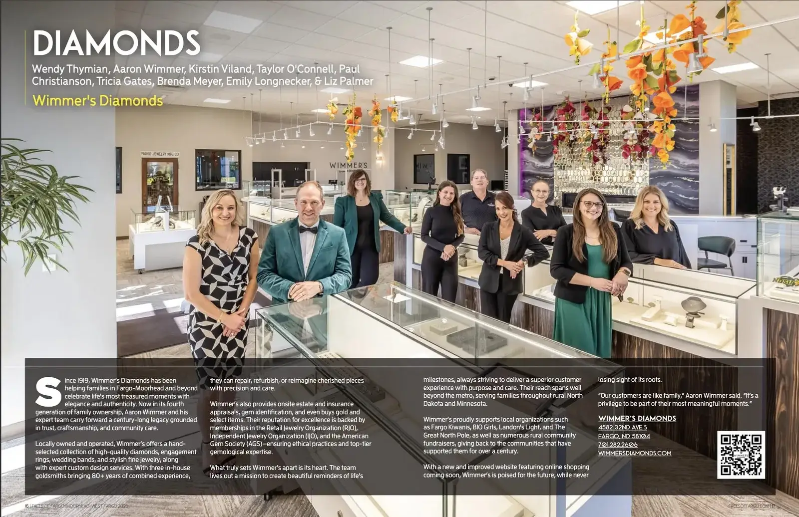 Face of Diamonds, Wimmer's Diamonds, fargo 2025