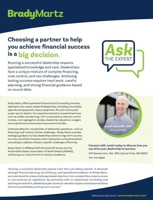 Brady Martz, Ask the Expert, Fargo Inc, 3