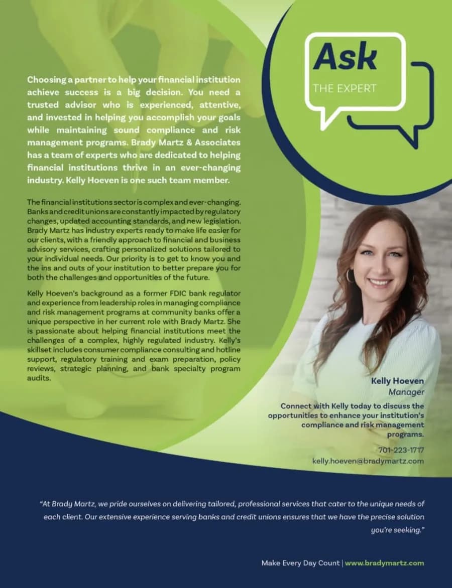 Brady Martz, Ask the Expert, Fargo Inc, 2
