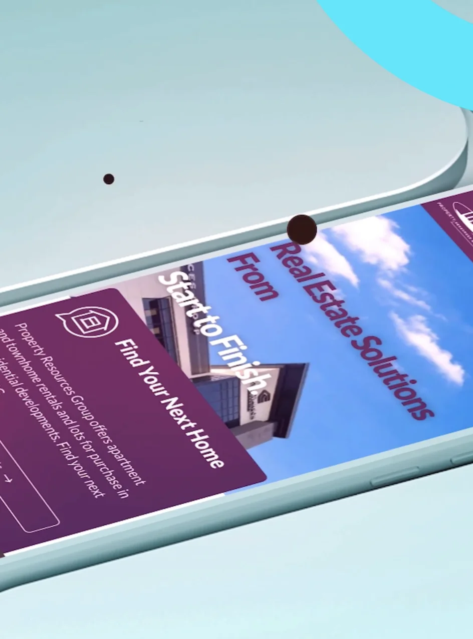 Spotlight custom website design showcase