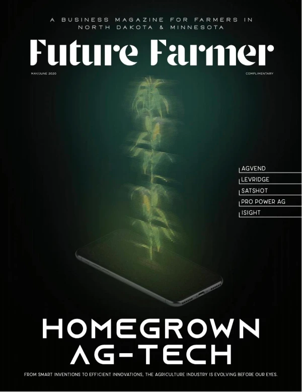 a magazine cover with a cell phone