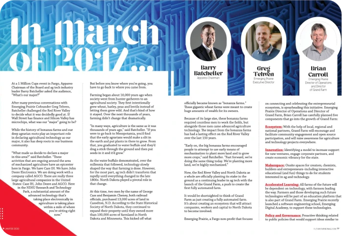 a page of a magazine with text and images of men