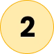 Yellow Circle With The Number Two