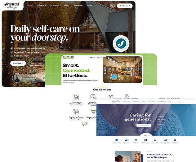 Web Design Client Portfolio Various Website Designs And Services