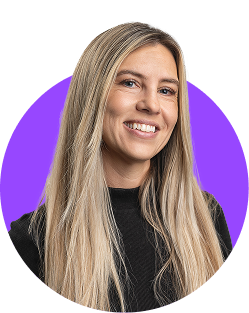 Person With Long, Blonde Hair.