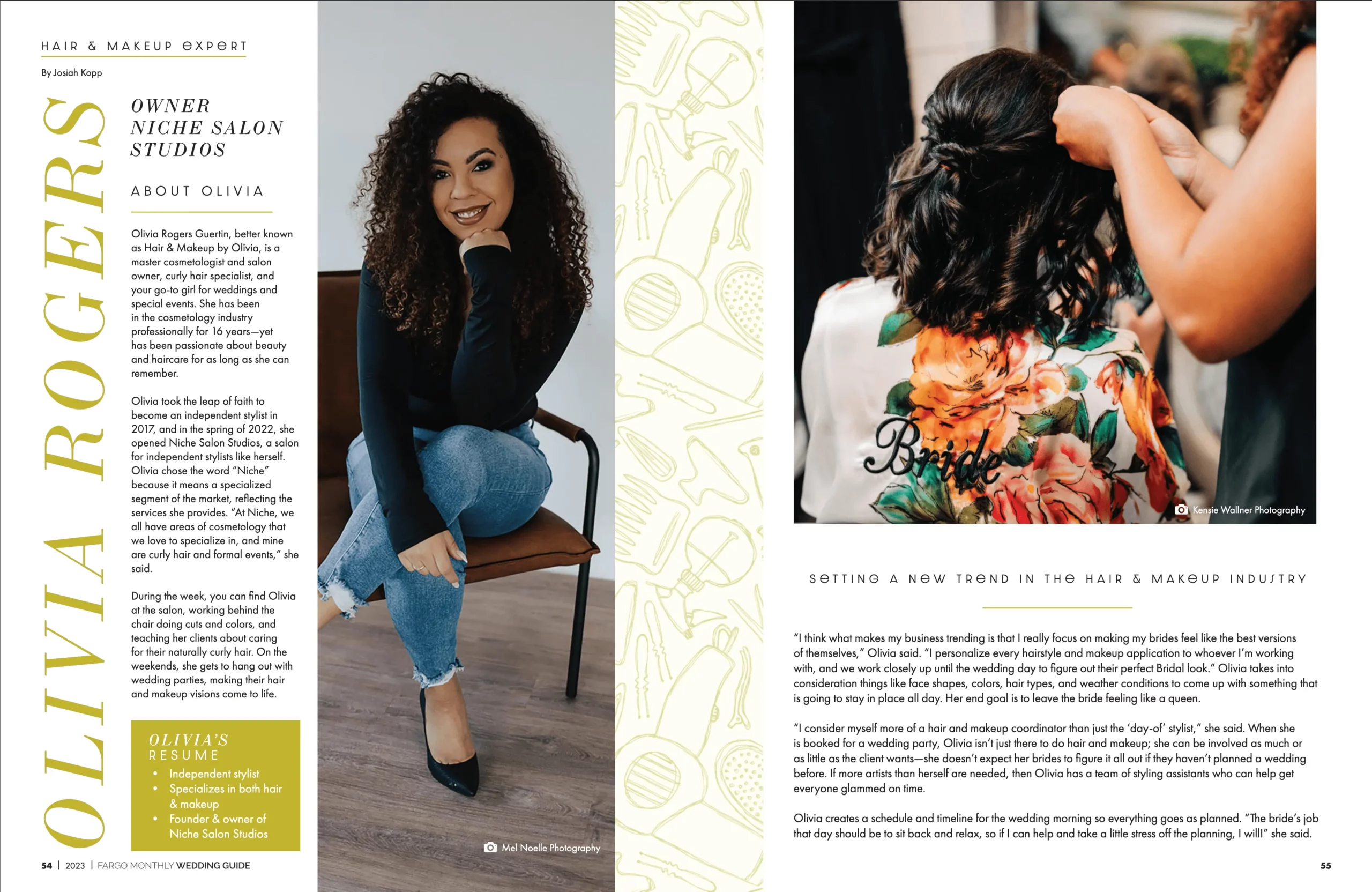 a woman sitting in a chair