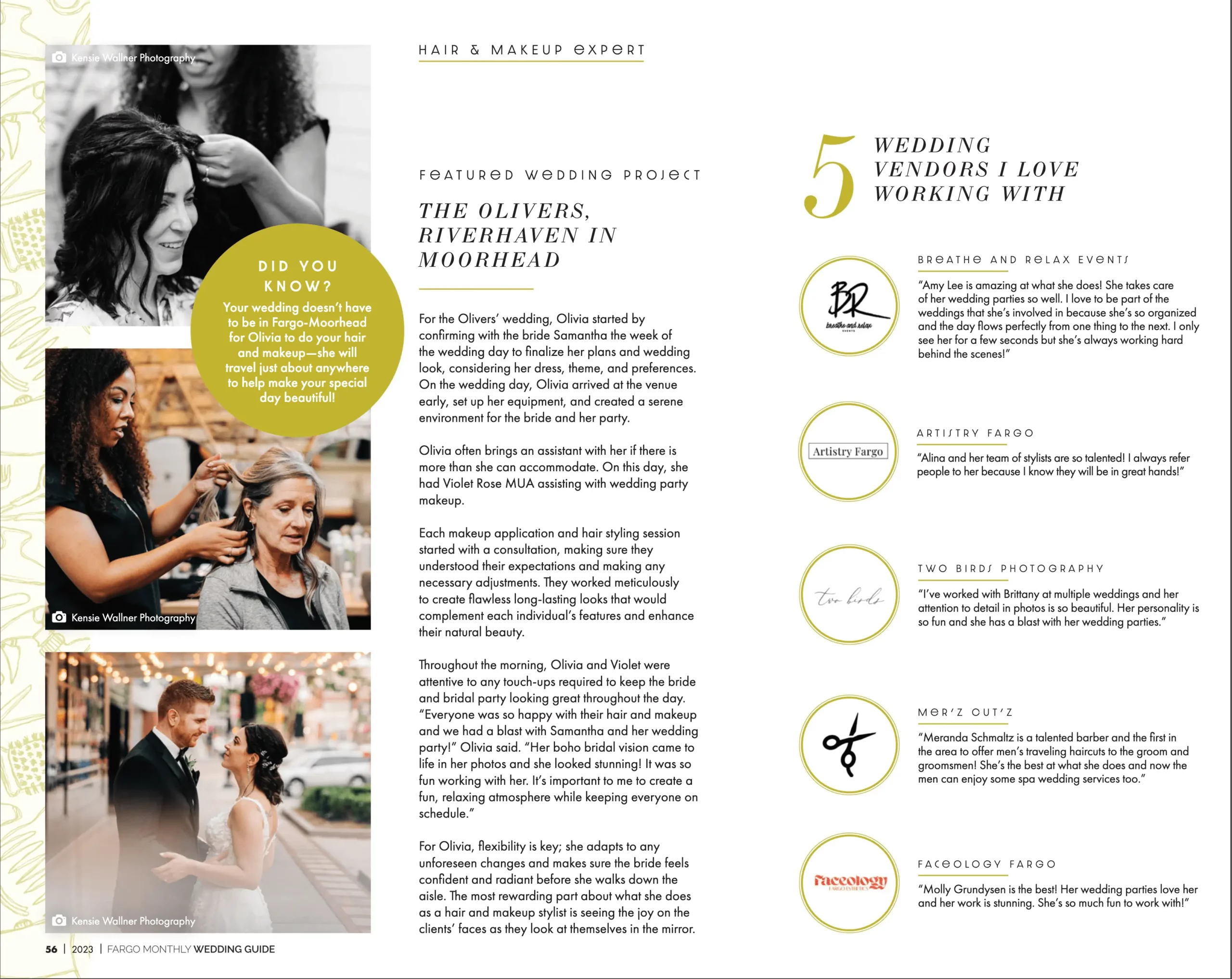 a page of a magazine