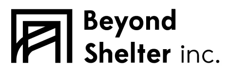 Branding &Amp; Graphic Design Beyond_Shelter_Inc_Horizontal_Logo_Stacked_Cmyk