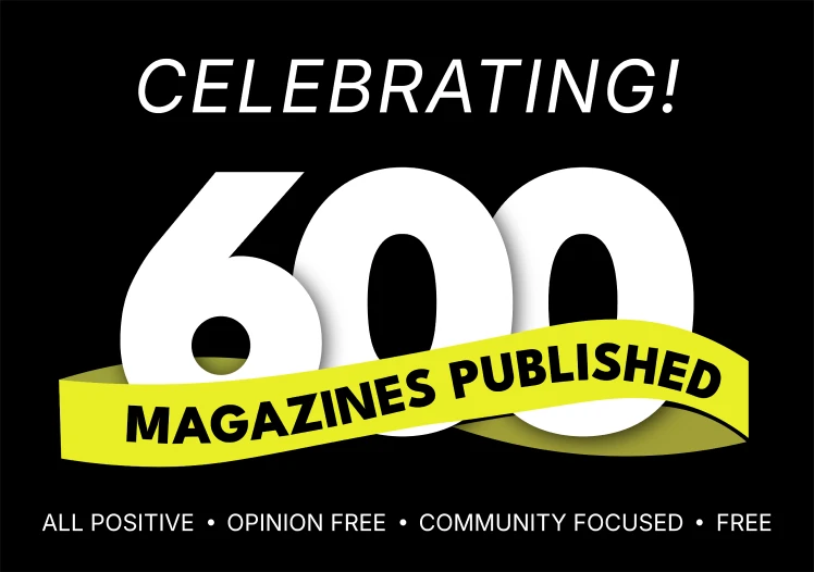 Magazine Celebrating 600 Magazines Published