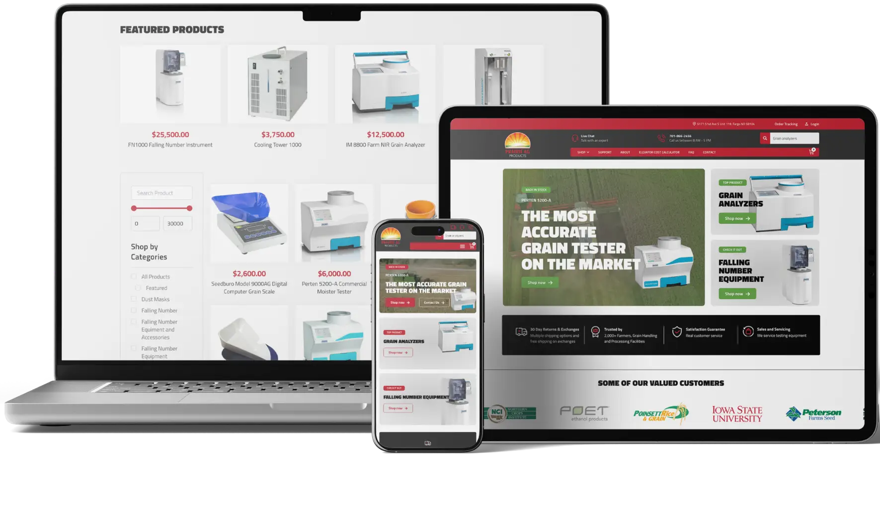 Ecommerce Web Design Mockup