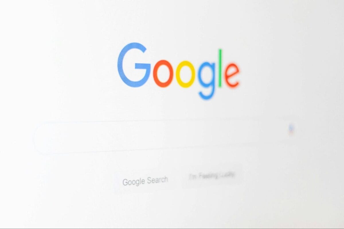 Google Search Homepage Closeup