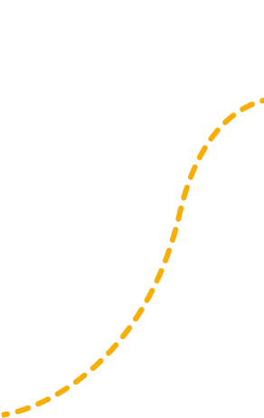 A Yellow Dotted Line On A Black Background