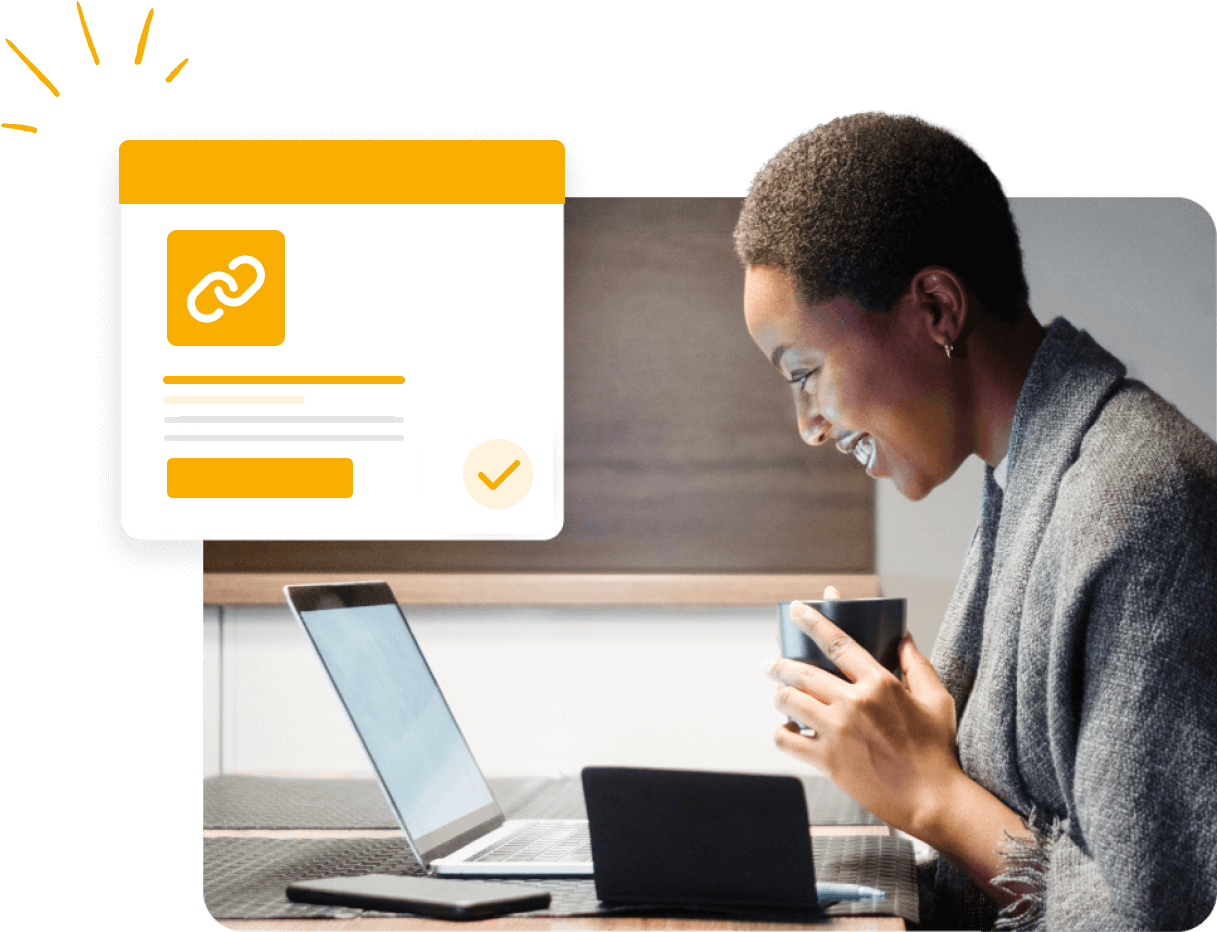 Woman Looking At The Laptop