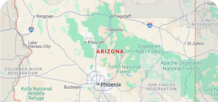Map Arizona